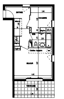 1-bed + cabine example